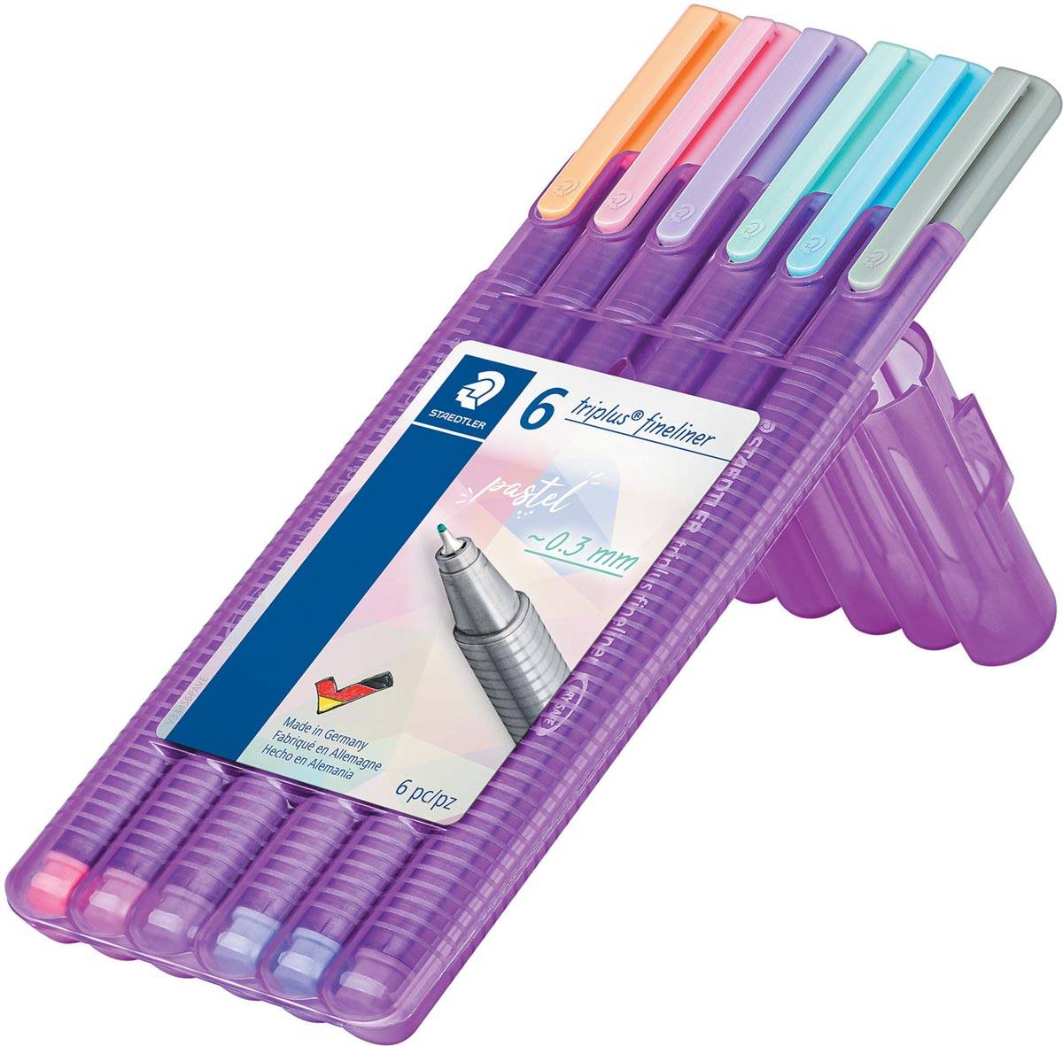 FINELINER TRIPLUS PASTEL 6X-1