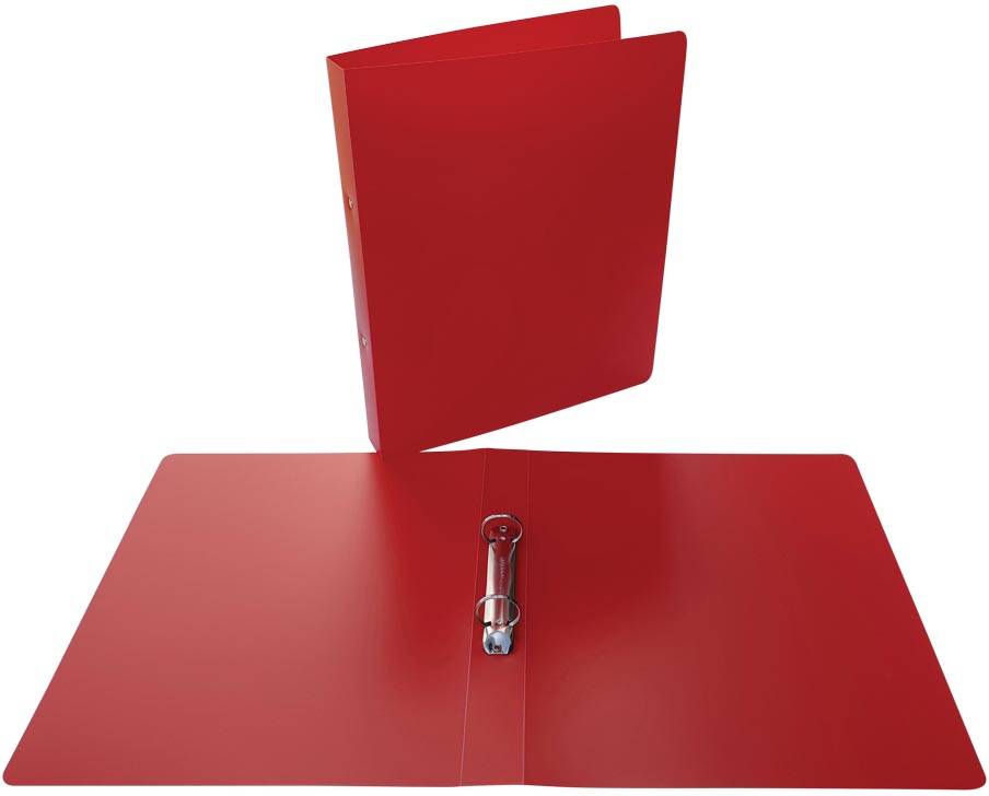 Alpha 5414202701354 Alpha - ringmap, voor ft A4, uit PP, 2 ringen van 25 mm, rood-1