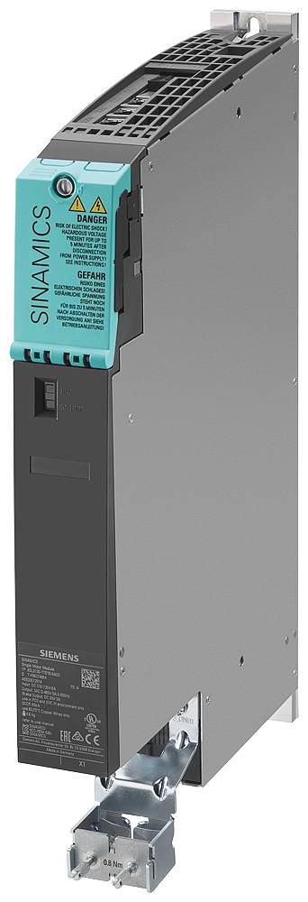 Siemens 6SL3120-1TE21-0AD0 - SINAMICS S120 enkelvoudige motormodules ingang: DC 600V-0