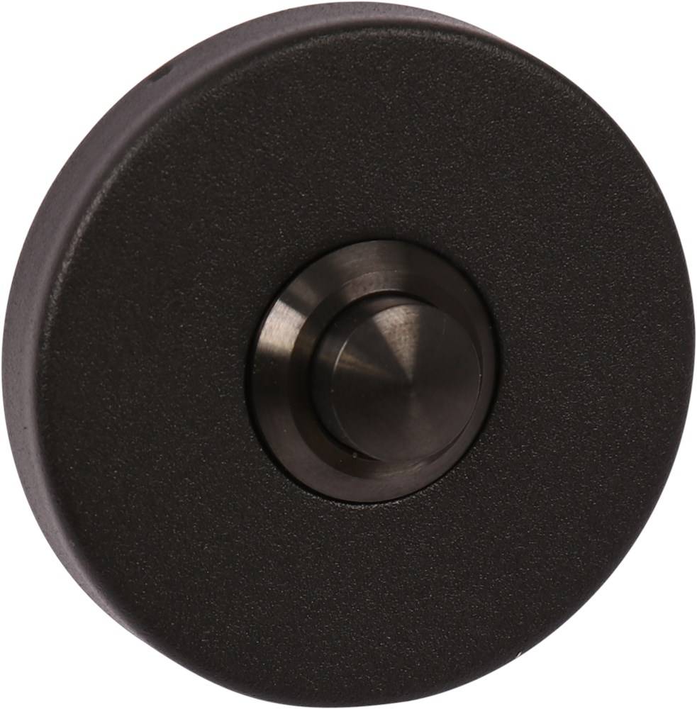 Oxloc Beldrukker Rond RVS zwart - 1219640-0