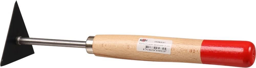 Kelfort Verfschraper Driehoek 80mm Gehard Staal Blad Met Houten Heft - 1526237-0