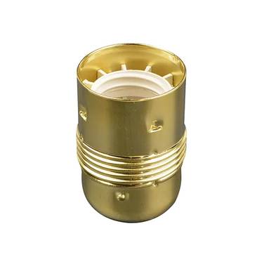 Lamphouder - Glad - E27 - Messing