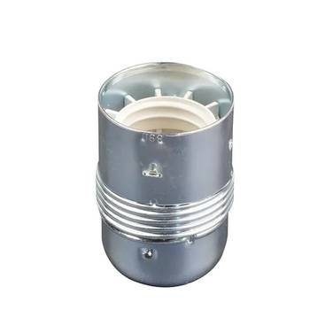 Lamphouder - Glad - E27 - Chroom