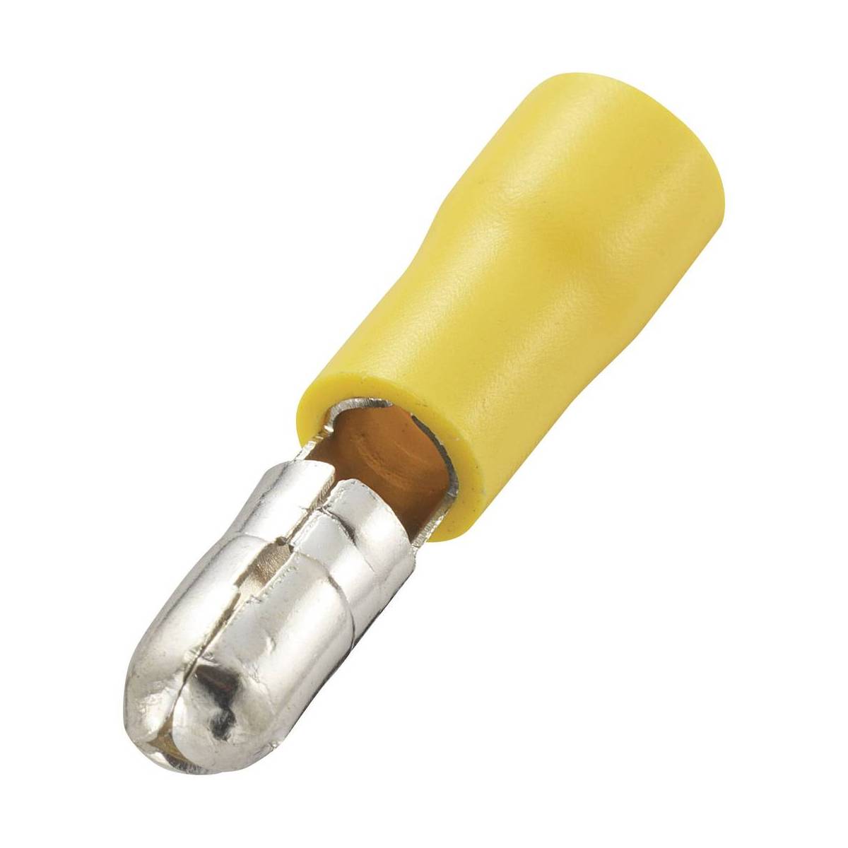 Ronde connector - Kabelschoen - Mannelijk - 4-6mm² - Geel - 25 stuks-0