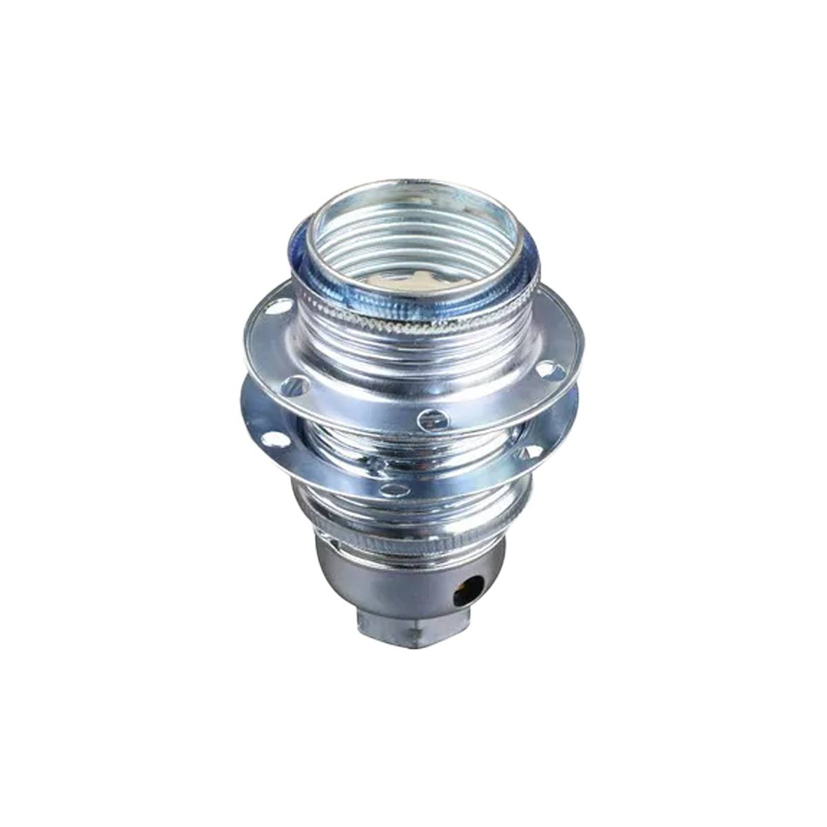 Lamphouder + 2 Ringen - E14 - Chroom-0