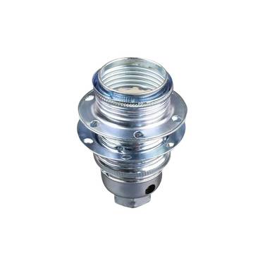 Lamphouder + 2 Ringen - E14 - Chroom
