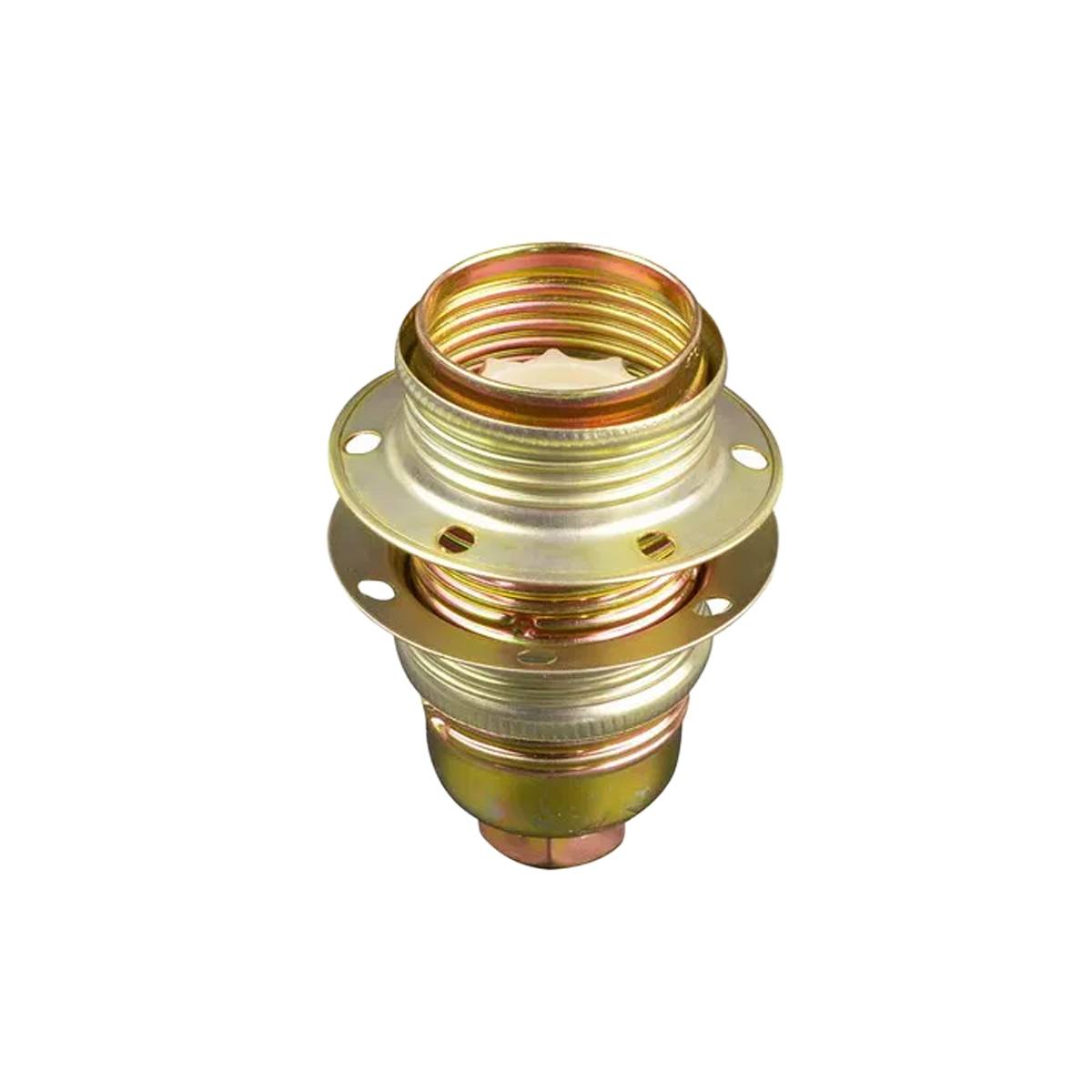 Lamphouder + 2 Ringen - E14 - Messing-0