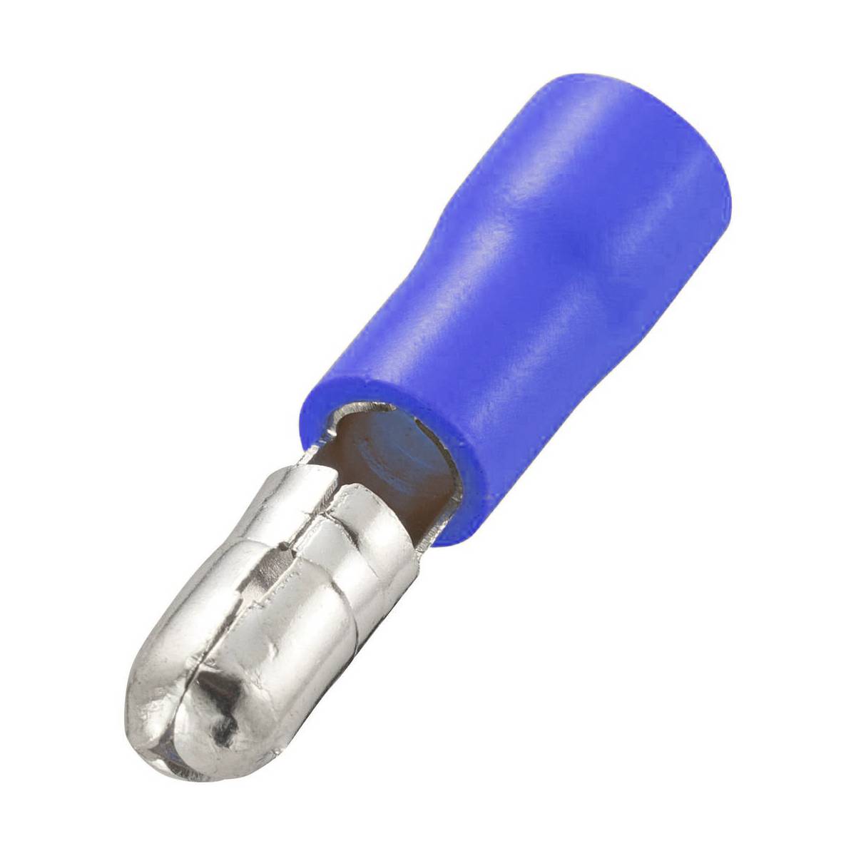 Ronde connector - Kabelschoen - mannelijk - 1.5-2.5mm² - Blauw - 25 stuks-0