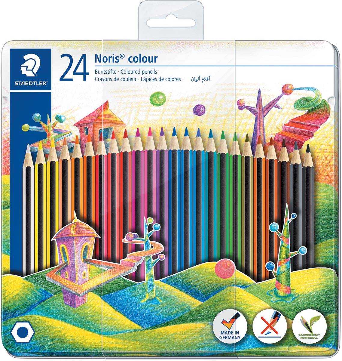 Staedtler 185 M24 kleurpotloden, meerkleurig, 24 stuks-1