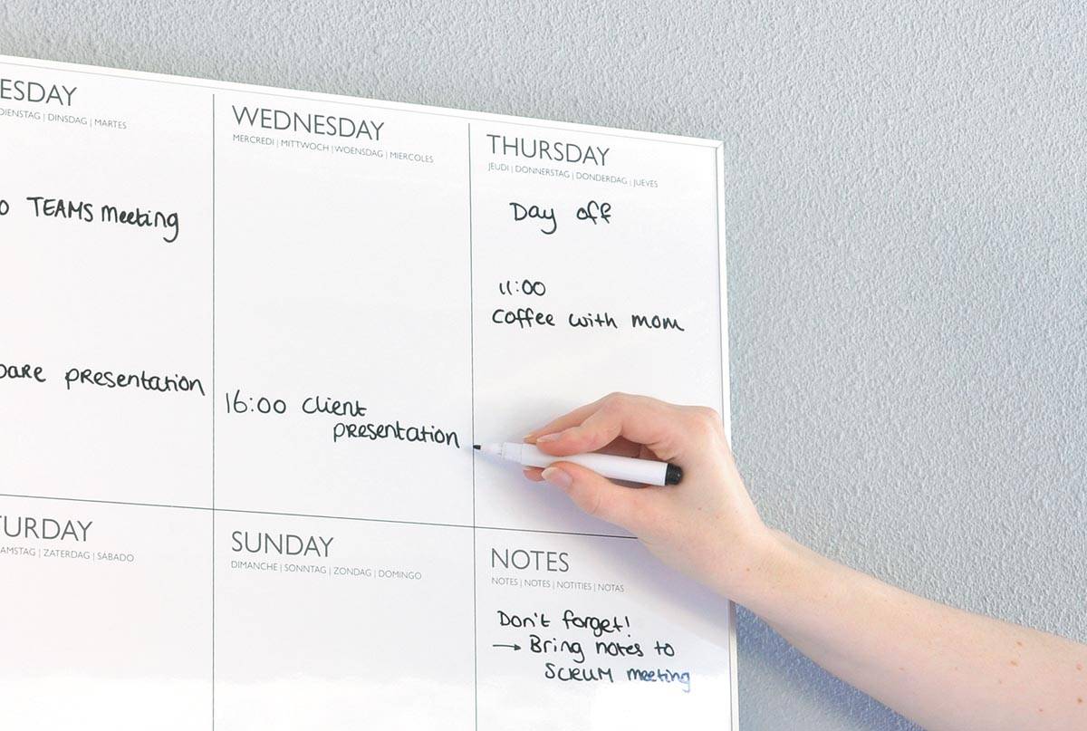 Desq 8717249816751 Desq - magnetische weekplanner ft 45 X 60 cm-1