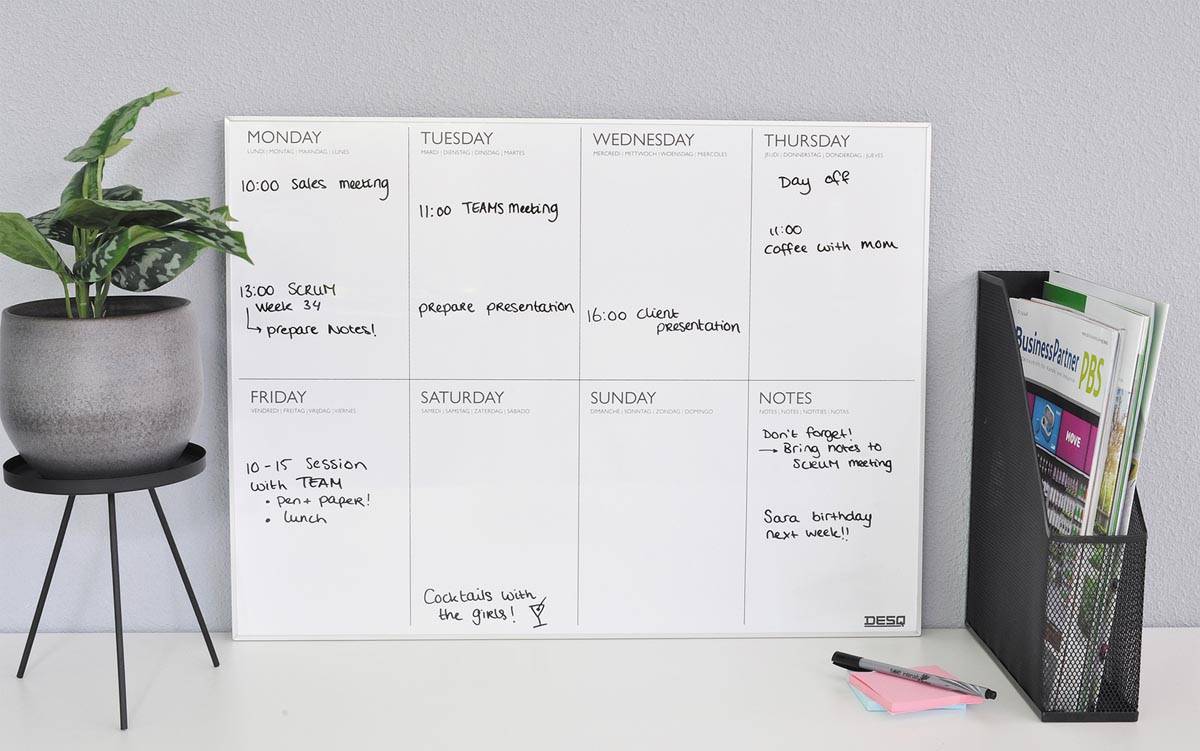 Desq 8717249816751 Desq - magnetische weekplanner ft 45 X 60 cm-2