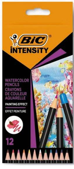 BIC 3086123717190 BIC - aquarelpotlood Intensity, etui van 12 stuks-1