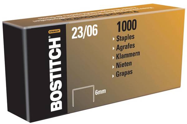 Bostitch 5902013926382  Bostitch -  nietjes 23-6-1M, 6 mm, verzinkt, voor PHD60, B310HDS, HD-23L17