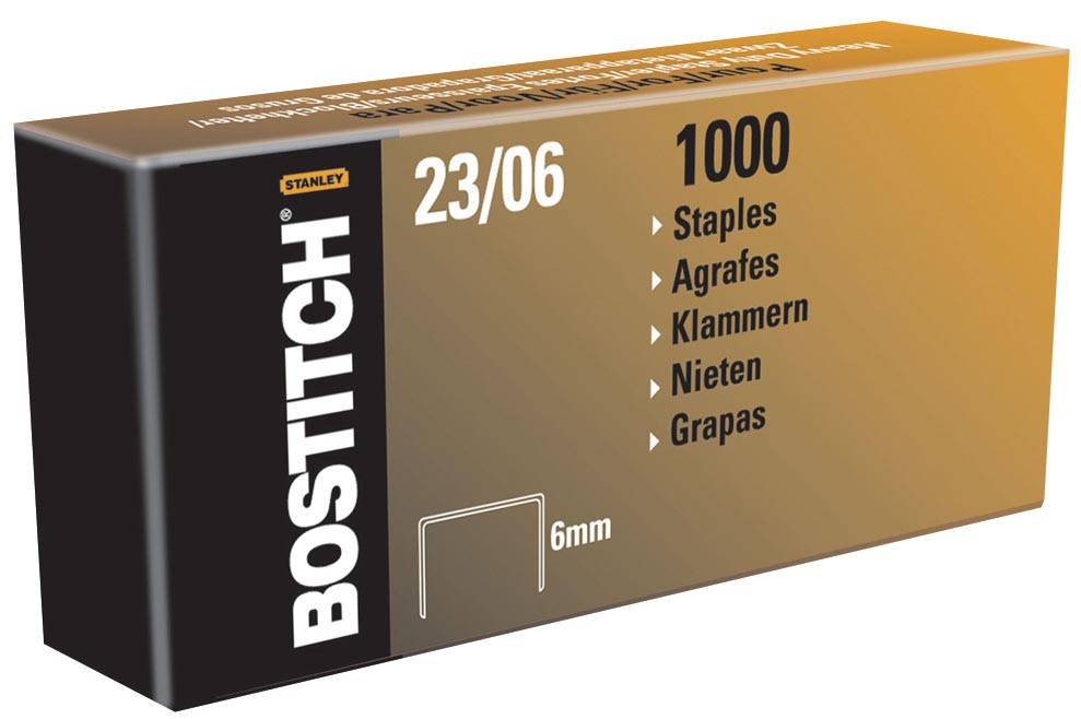 Bostitch 5902013926382 Bostitch - nietjes 23-6-1M, 6 mm, verzinkt, voor PHD60, B310HDS, HD-23L17-0