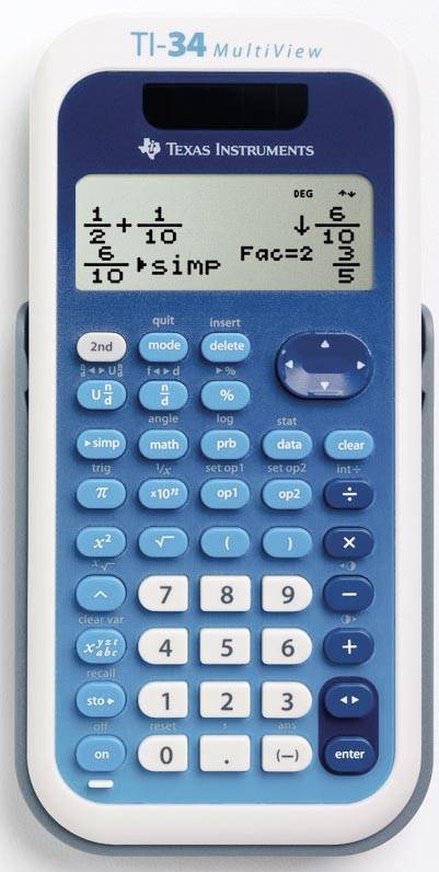 Texas Instruments 3243480107006 Texas Instruments - Rekenmachine texas ti-34 multiview-0