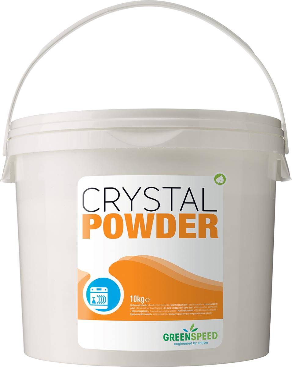 Greenspeed Cleaning 5407003310382 Greenspeed - vaatwaspoeder Crystal Powder, emmer van 10 kg-1