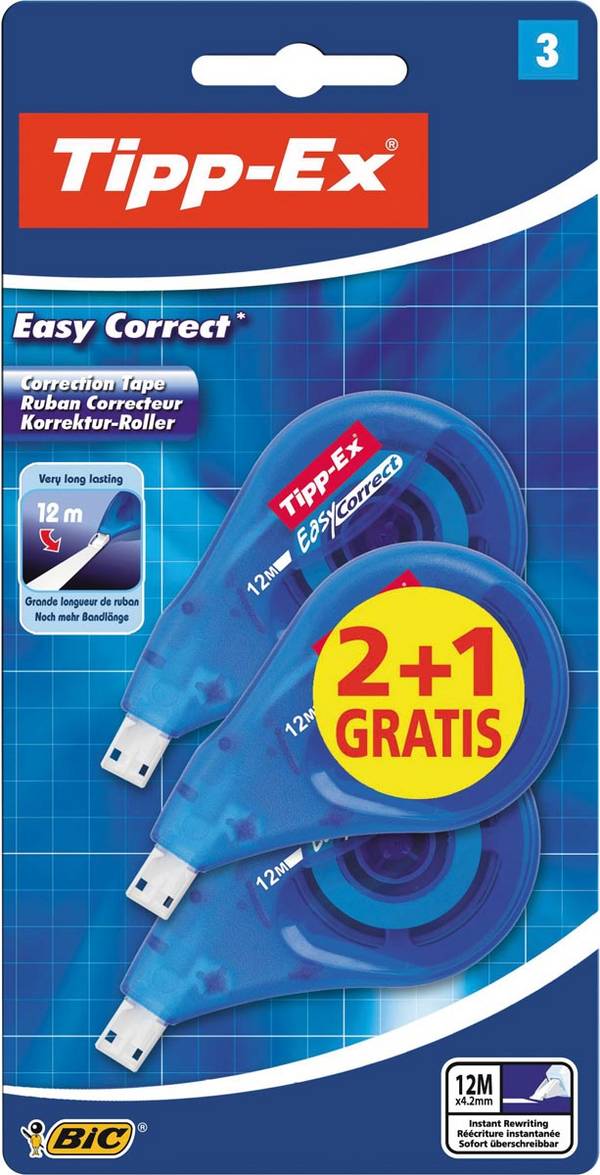 Tipp-Ex 3086126698229  Tipp-Ex -  Correctiee zijwaarts 4.2mm