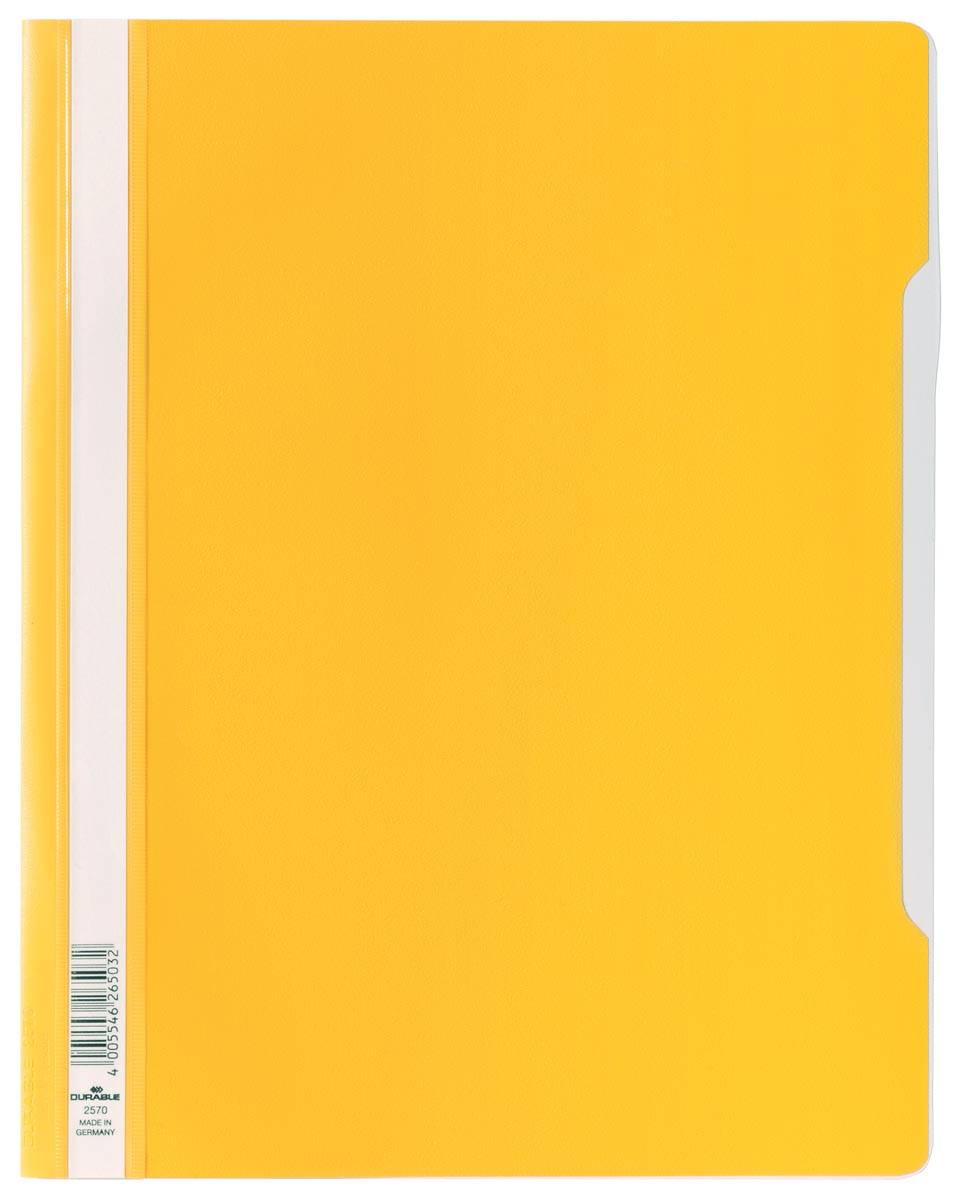 Durable 4005546265032 Durable - Snelhechter a4 pvc geel-0