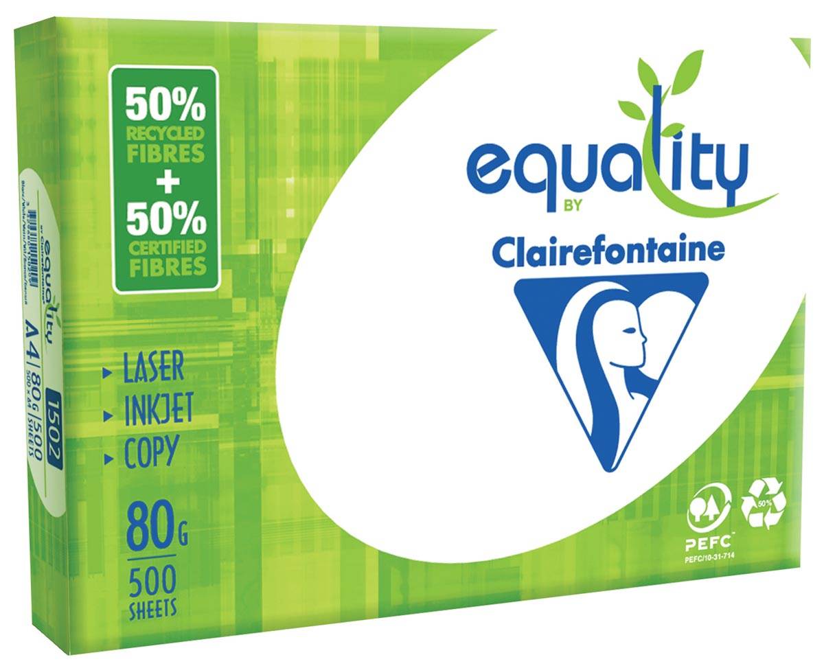 Clairefontaine Equality printpapier ft A4, 80 g, pak van 500 vel-1
