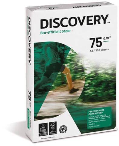 Kopieerpapier Discovery A4 75gr wit 500 vel-2