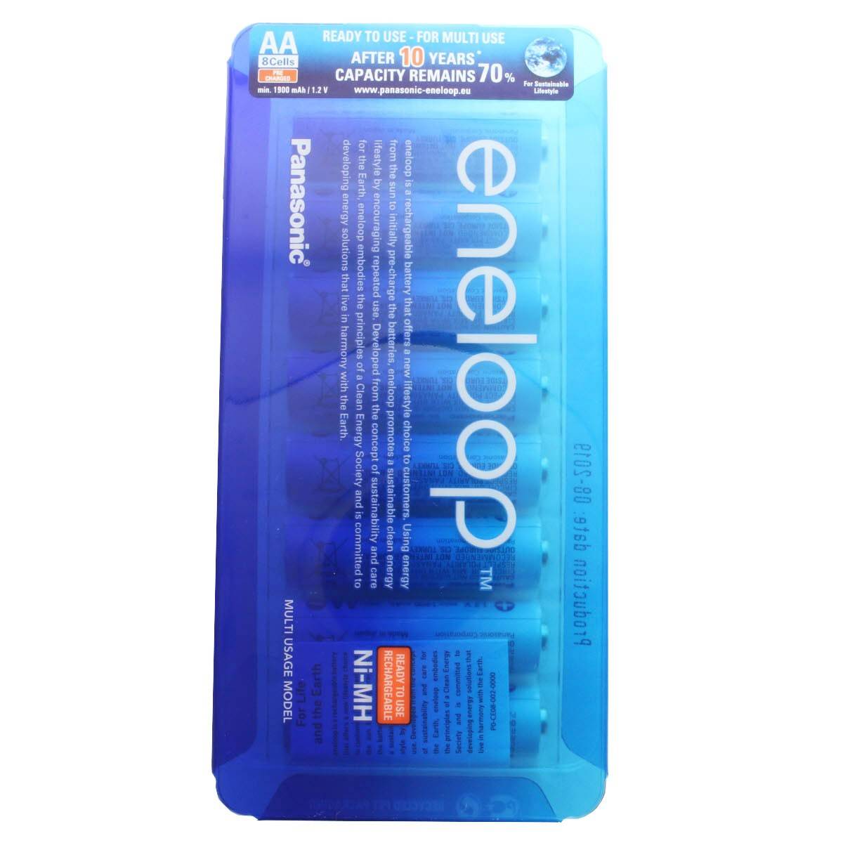 Panasonic eneloop HR-3UTGB 8-delig en Ansmann Powerline8-oplader-3
