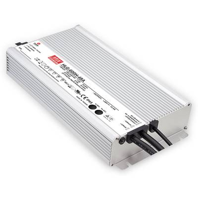 Mean Well HLG-600H-12A LED-driver, LED-transformator  Constante spanning, Constante stroomsterkte 480 W 40 A 12 V/DC PFC
