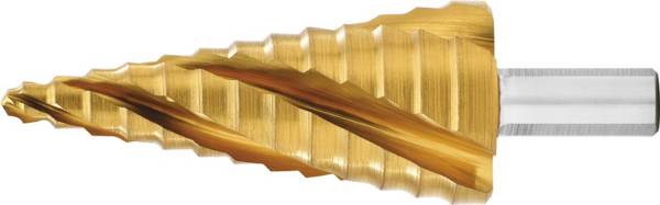 Getrapte boor HSS TiN 4-voudige spiraalgroef 6-30mm EXACT