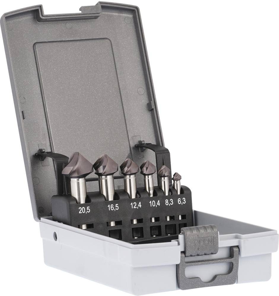 Soevereinb.set SpyroTec HSCO spiraalvorm C 90G cilindrisch 6,3 - 20,5mm TiAlN G-0