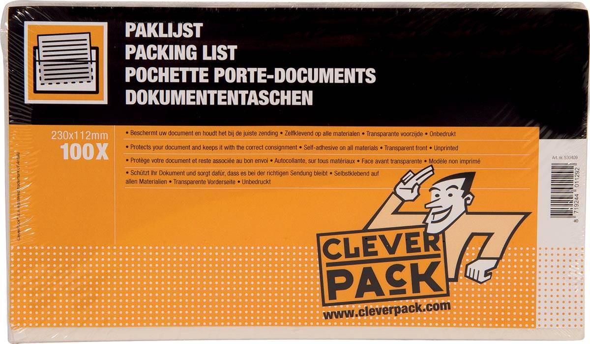 DOCUMENTMAP ONBEDRUKT 230X112 PK100-1