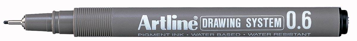 Artline 4974052800986 Artline - Fineliner technisch 0.6mm zwart-0