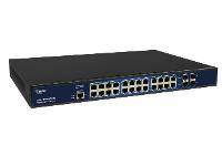ALLNET Managed Switch 24 Poorten Gigabit 24x LAN 4x SFP 1 Gbps Rackmodule (A210804) RJ-45-2