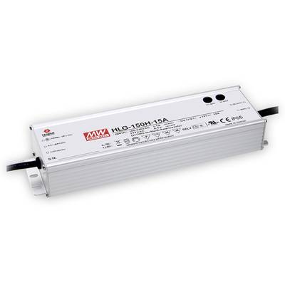 Mean Well HLG-150H-12A LED-driver, LED-transformator  Constante spanning, Constante stroomsterkte 150 W 12.5 A 12 V/DC P