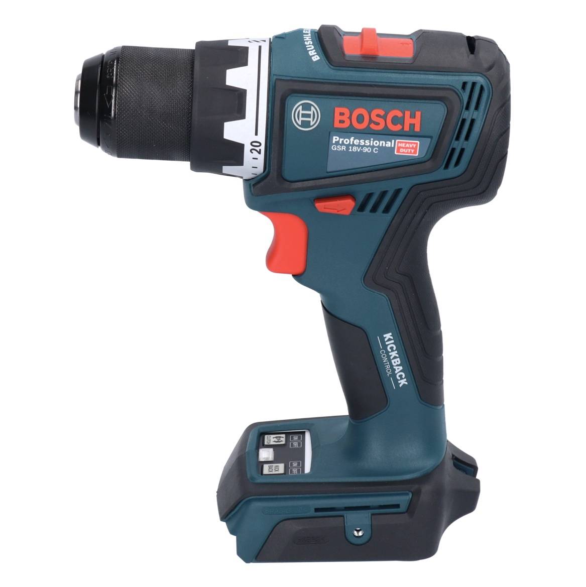 Bosch GSR 18V-90 C PROFESSIONAL - Bohrer/Schrauber - schnurlos - 2 Geschwindigkeiten - Bohrfutterschlüssel 13 mm - 64 N-2