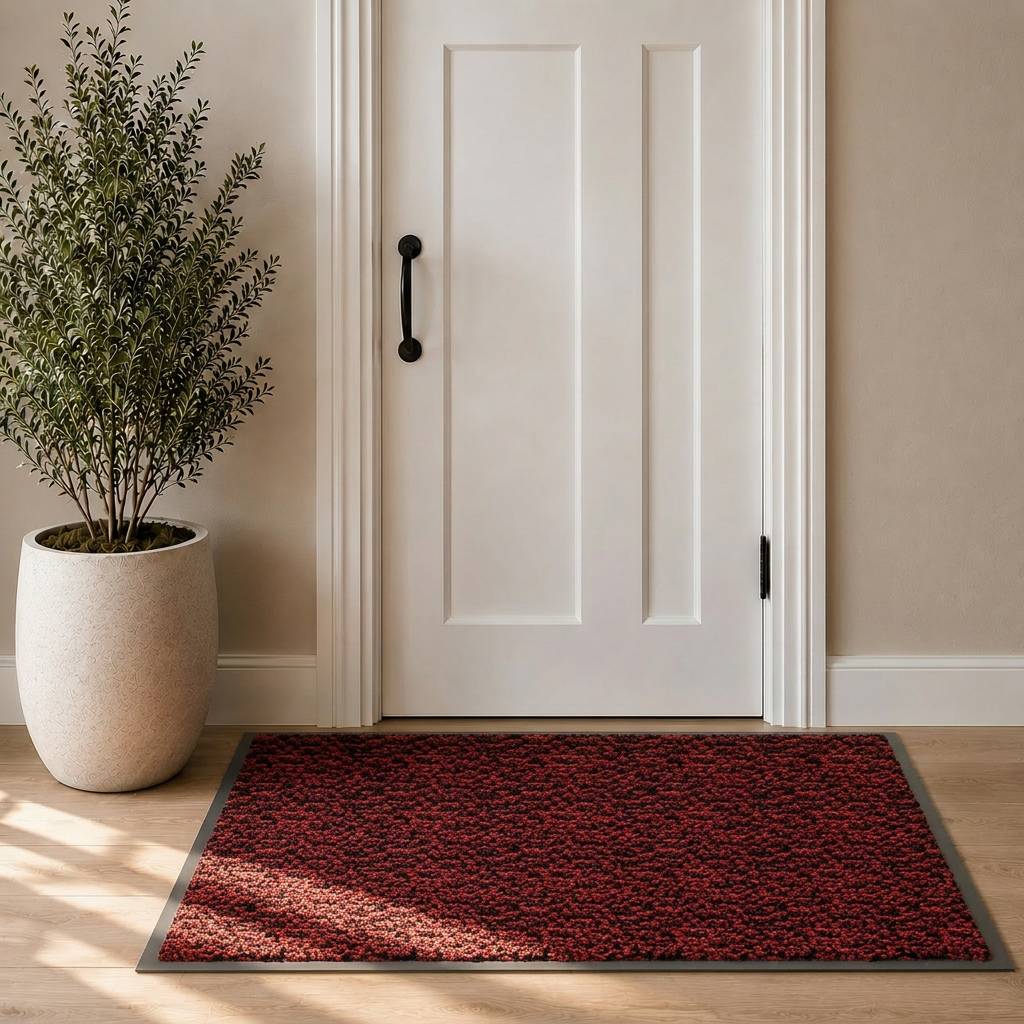 Schoonloopmat Rood - Mars - 90 x 150 cm