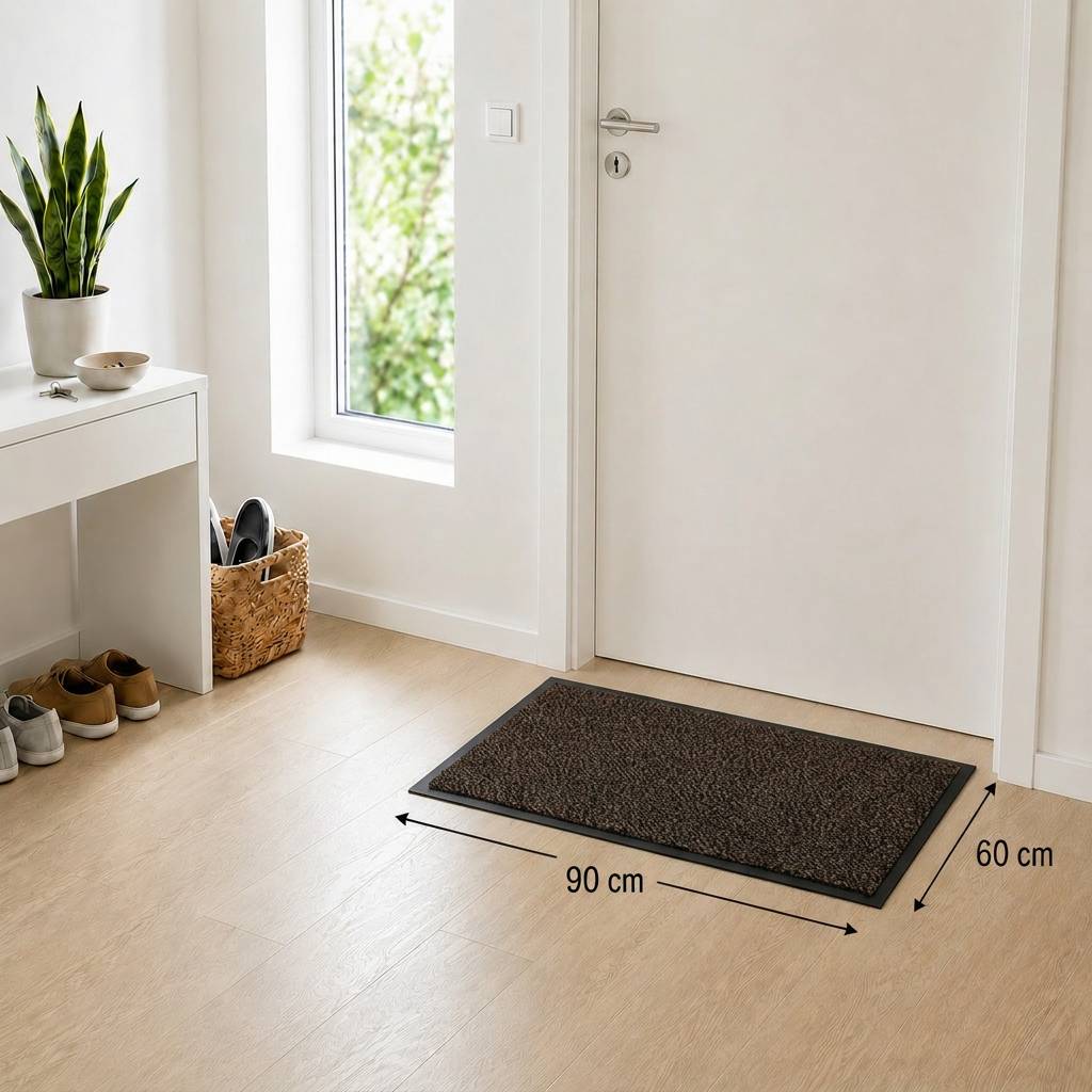 Schoonloopmat Bruin - Mars - 60 x 90 cm-2