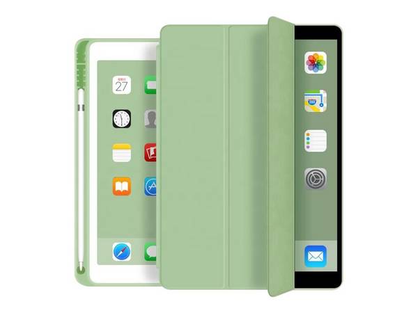 eSTUFF Pencil case - Bildschirmschutz für Tablet - Polyurethan-Kunstleder, Thermoplastisches Polyurethan (TPU) - Hellgr