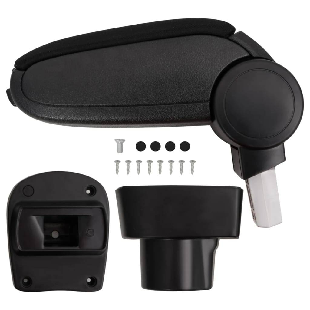 VidaXL Armsteun 12x32x(32-49) cm zwart