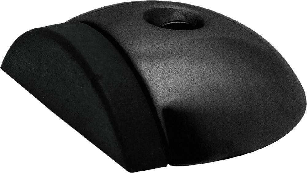 Oxloc Deurstopper RVS Zwart 56X15mm Vloer - 1219642-0