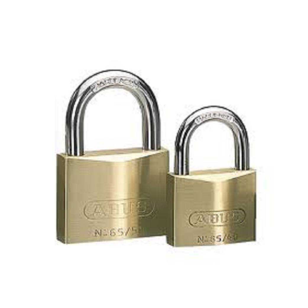 Abus Hangslot 65/40mm Goud Sleutelslot 5cm-0