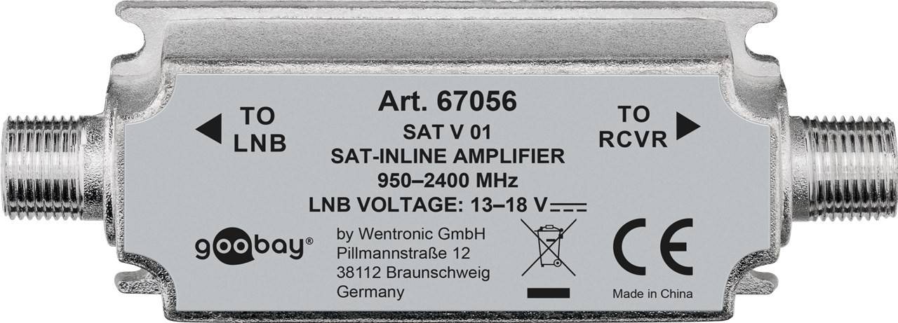 Goobay SAT Inline Amplifier 950 MHz - 2400 MHz-0