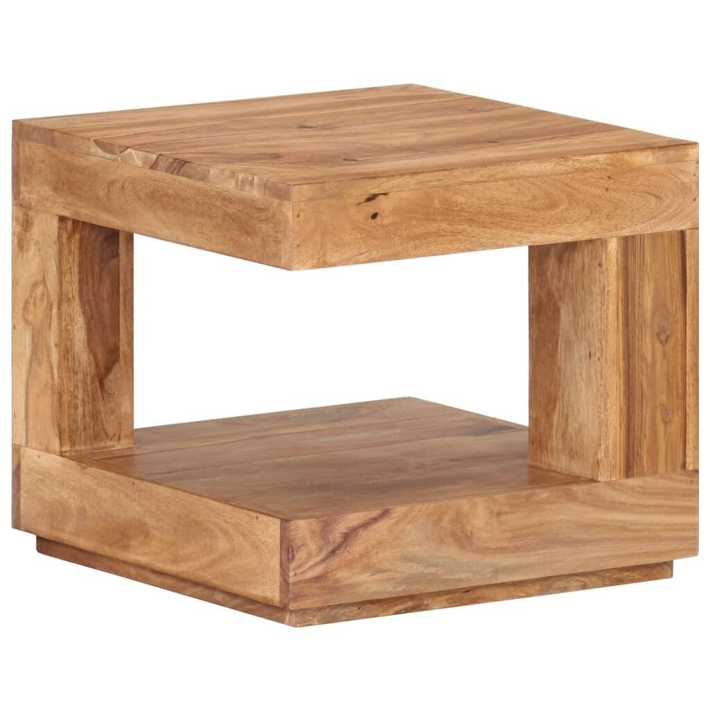 Symboolafbeelding voor vidaXL - Salontafel - 45x45x40 - cm - massief - acaciahout