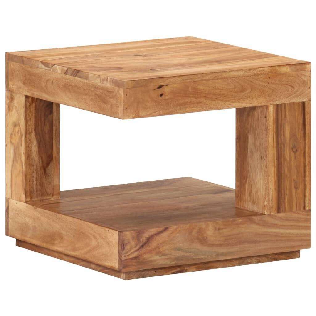 Symboolafbeelding voor vidaXL - Salontafel - 45x45x40 - cm - massief - acaciahout