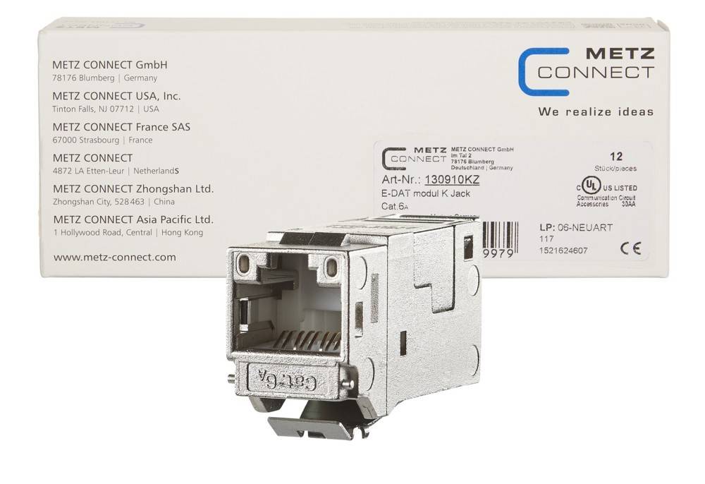 12 Stk. Metz Connect E-DAT Modul Keystone 130910K-0