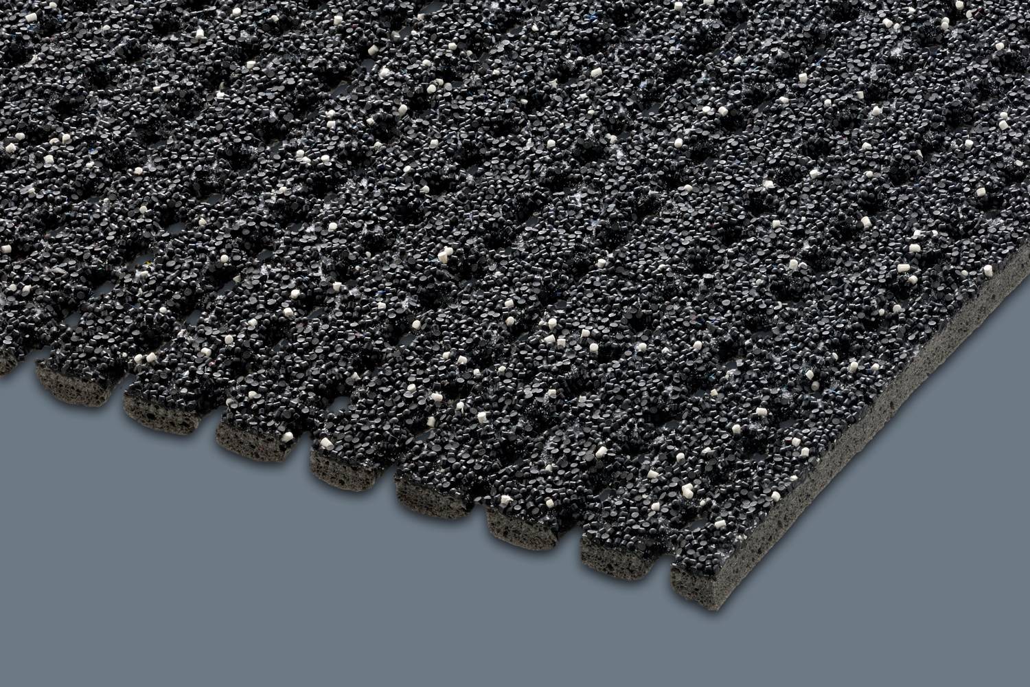 Gravel scrape Antislipmat op rol - Antraciet - Breedte 180 cm-2
