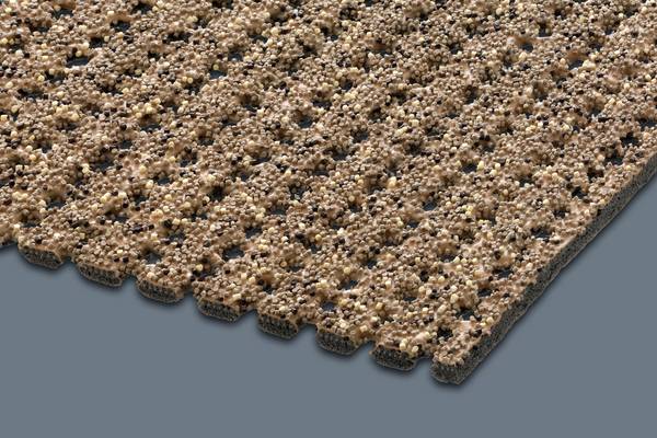 Gravel scrape loper - Antislipmat op rol - Beige - Breedte 120 cm