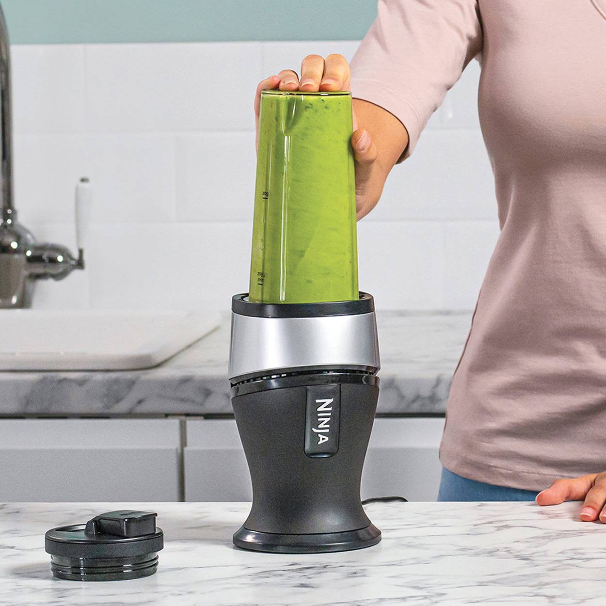 Ninja Blender QB3001 - Blender & Smoothie Maker - Zilver/Zwart (QB3001EUS)-4