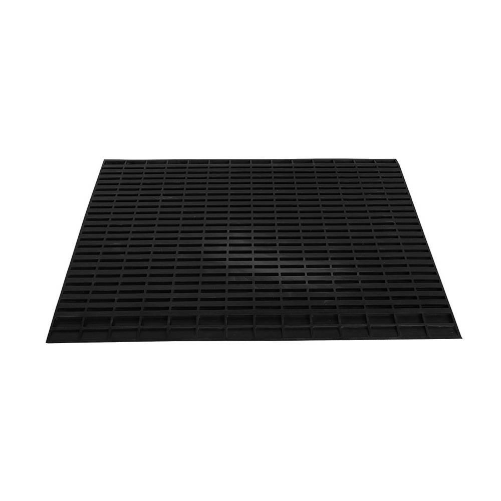 Deurmat Buiten 61.5 x 91.5 cm - Borstelmat - Rubber - Zwart-1
