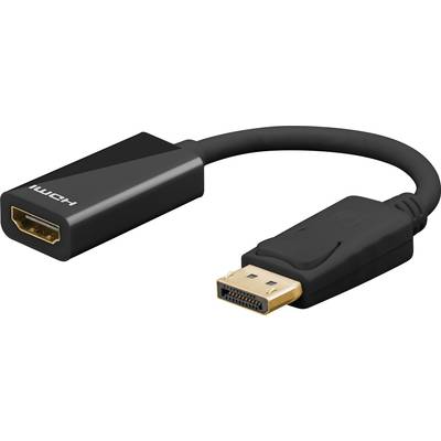 DisplayPort / HDMI-adapterkabel 1.2, vergulde DisplayPort-stekker> HDMI-bus (type A)