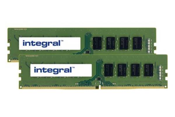Integral 32GB (2x16GB) DDR4 2400MHz PC4-19200 DIMM 1.2V CL17 Desktop RAM Kit