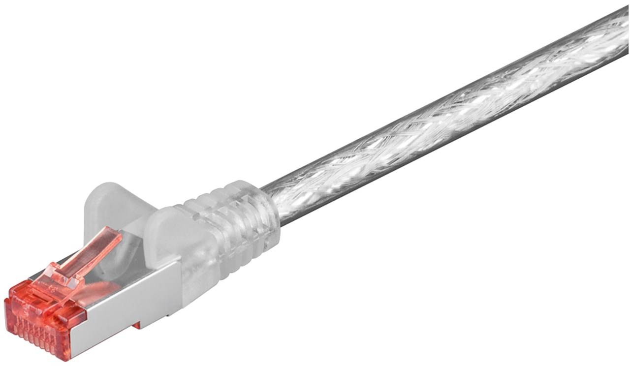 S/FTP CAT6 Gigabit netwerkkabel / transparant - LSZH - 0,15 meter-0